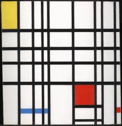 Composition with Yellow, Blue and Red 1937-42 by Piet Mondrian 1872-1944